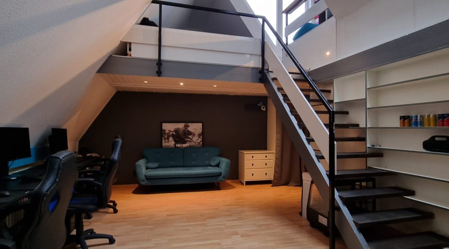 Gaming LAN Wohnung Raumuebersicht schicke LAN Wohnung für Gaming Events zum mieten und buchen in Braunschweig